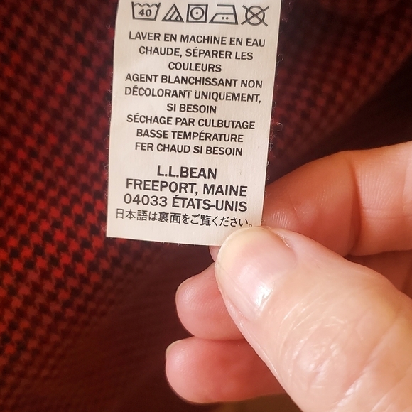 L.L. Bean Traditional Fit Flannel Rustic Red Hadth Long Slv Sz XL Shirt - Picture 4 of 17